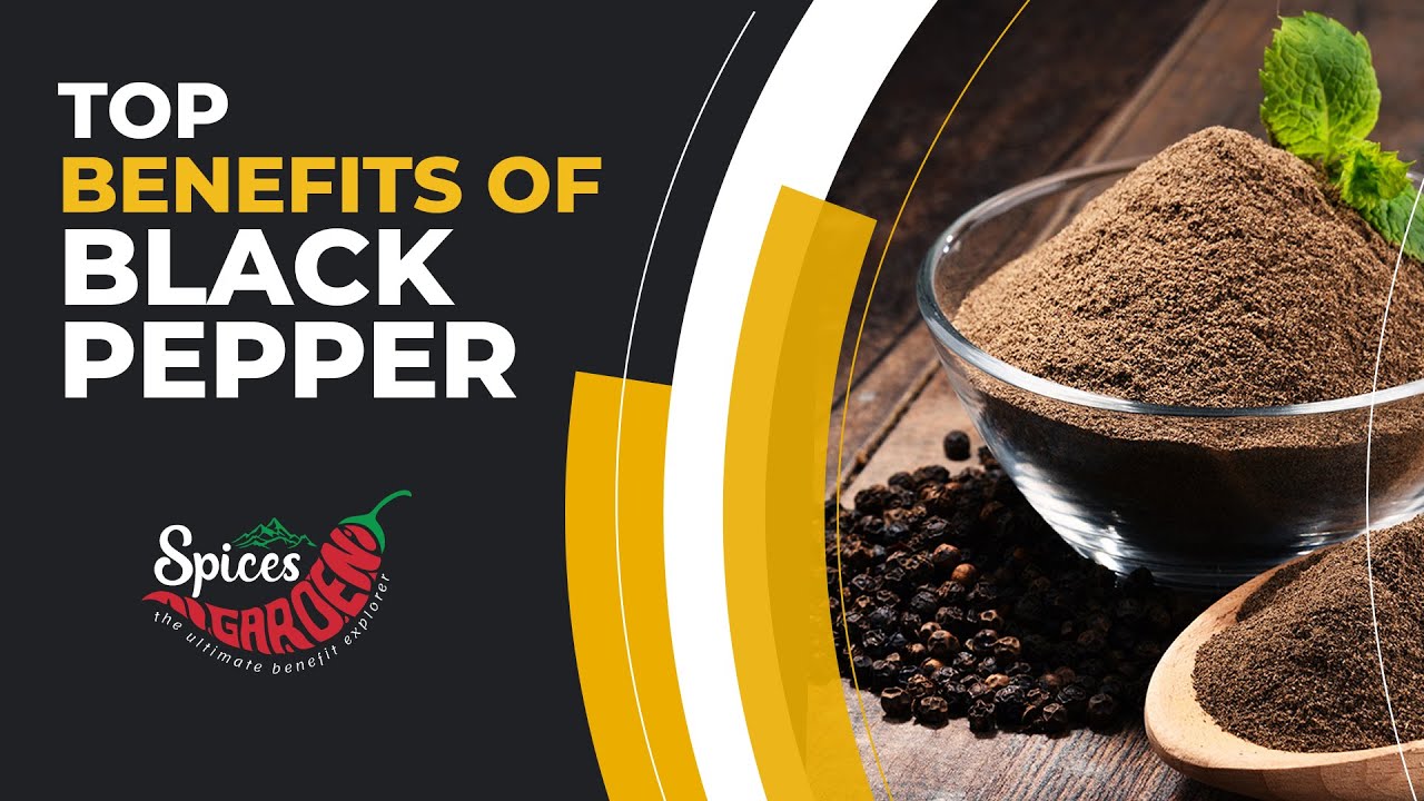 TOP BENEFITS OF BLACK PEPPER Spices Garden Benefit Explorer YouTube