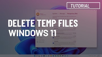 Windows 11: Delete temporary files to free up space
