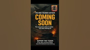 Thumbnail of 🎵 A WarThunder Anthem – Teaser #warthunder  #original  #warthundercommunity  #tank  #planes  #song