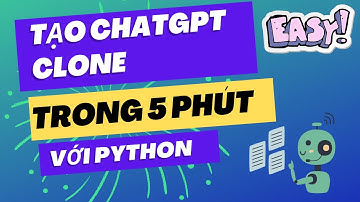 5 Phút Có Ngay Trang Website Như ChatGPT Sử Dụng Python Và Streamlit