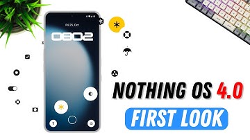Nothing OS 4.0 Official First Look – New Features Revealed 🚀