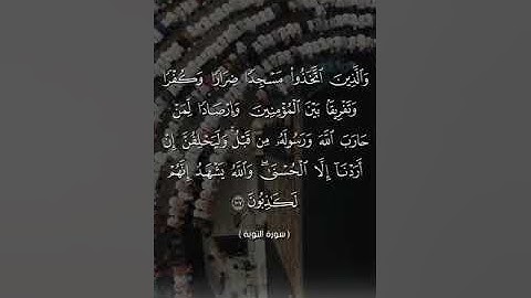 ما تيسر من سورة التوبه / للقارئ عماد ربيع أبو عشره