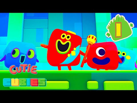 Cutie Cubies 🎲 Episode 1: FIRST CONTACT ✴️ Moolt Kids Toons