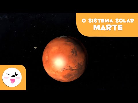 Marte, o planeta vermelho - O Sistema Solar em 3D para crianças