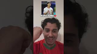 Respect Achraf Hakimi ❤️🇲🇦 #hakimi #equipedumaroc #worldcup2026