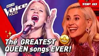 AMAZING QUEEN COVERS in The Voice Kids! 🤩 | TOP 10: Part 2