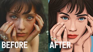 Vector art easy, don't worry try it | vector art tutorial in illustrator | Vector Art screenshot 5