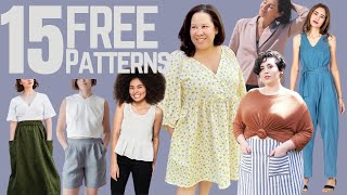 Full 15 *FREE* Sewing Patterns for Spring and Summer Guide