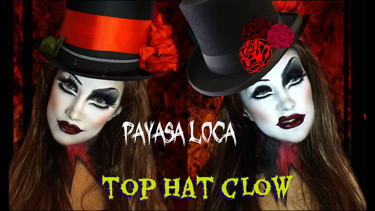 PAYASA SOMBRERERA LOCA maquillaje/ Crazy HATTER CLOWN Halloween makeup | auroramakeup