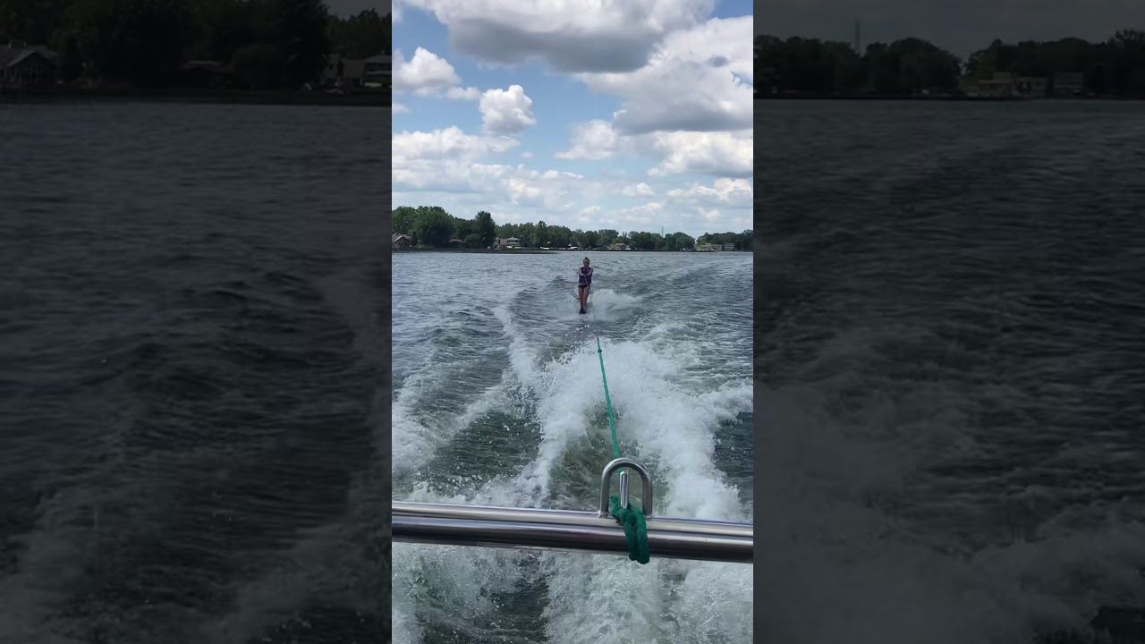 Summer on one ski Big Chapman Lake YouTube