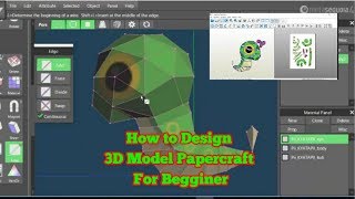 How To Design 3D Model Papercraft For Beginner | Cara Design Papercraft Model Untuk Pemula screenshot 3