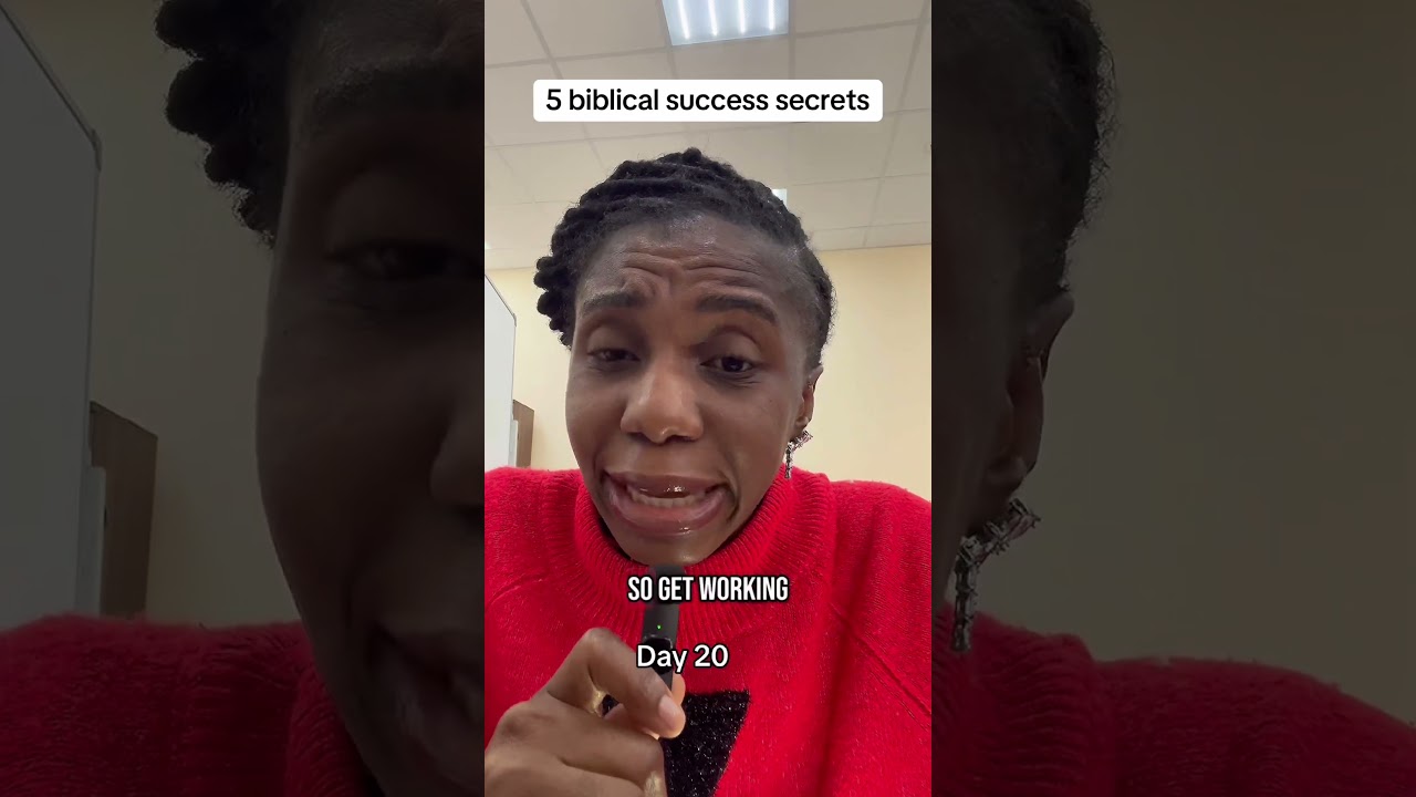 5 Biblical success secrets for productivity and consistency. 