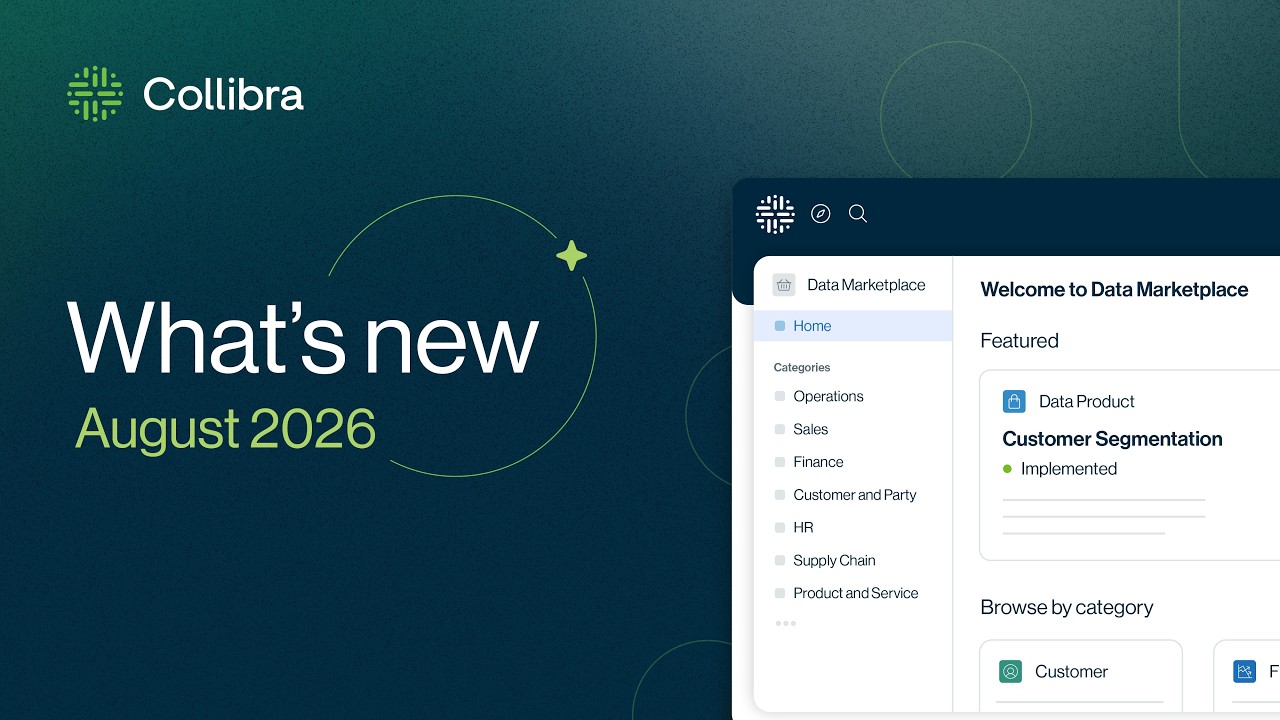 What's new in Collibra August 2026