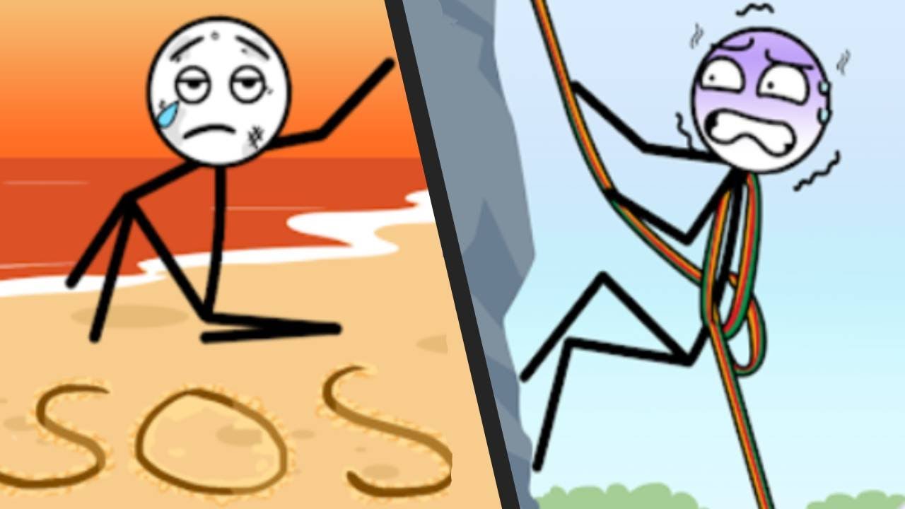 HELP HIM TRICKY BRAIN vs ROPE HERO All Levels Gameplay Walkthrough ...