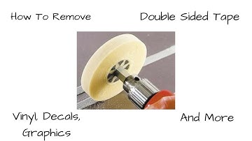 How To Remove Vinyl, Decals, Graphics, Double Sided Tape