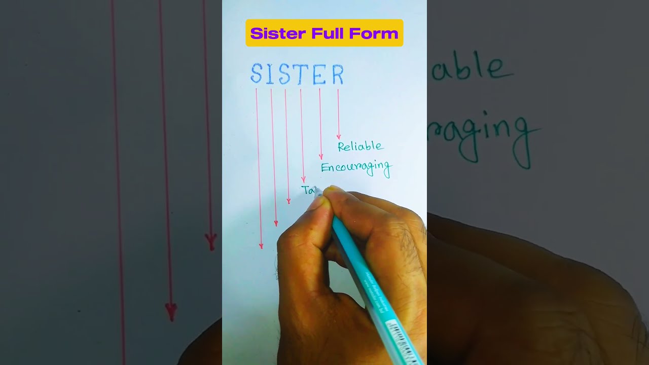 Sister Full Form YouTube Sister Full Form YouTube