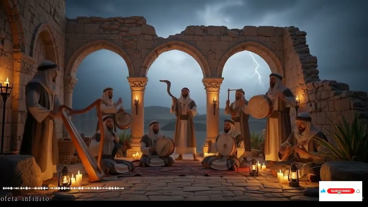 Renuevo Espiritual En Jerusalén Con Shofar, Cánticos Levíticos E Instrumentos Santos Ante Adonai
