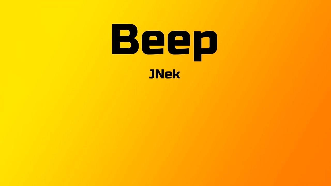 JNek   Beep OMFG Style