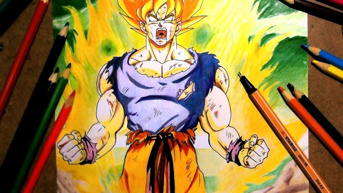 Goku Super Saiyan 5 - Desenho e Dicas para Colorir - video Dailymotion