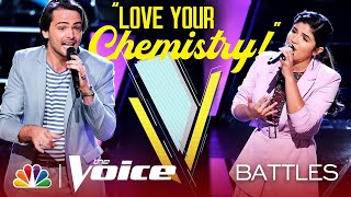 Joana Martinez vs Matthew McQueen sing "High Hopes" on The Battles of The Voice 2019