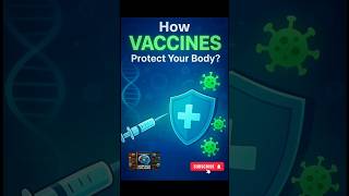 How Do Vaccines Protect the Body? 🛡️ Explained in 60 Seconds | #Shorts #vaccine  #WorkingExplained