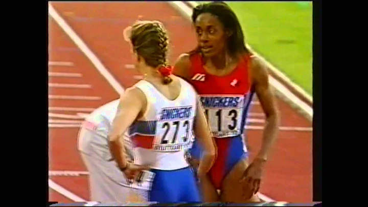 Women's 400m Hurdles Final 1993 World Athletics Championships Sally Gunnell wins gold