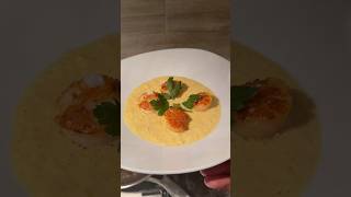 Scallops With A Beautiful Corn Puree