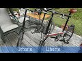 Zizzo Folding Bicycle Review & comparison of the Urbano & Liberte models folding bikes (20" wheels)