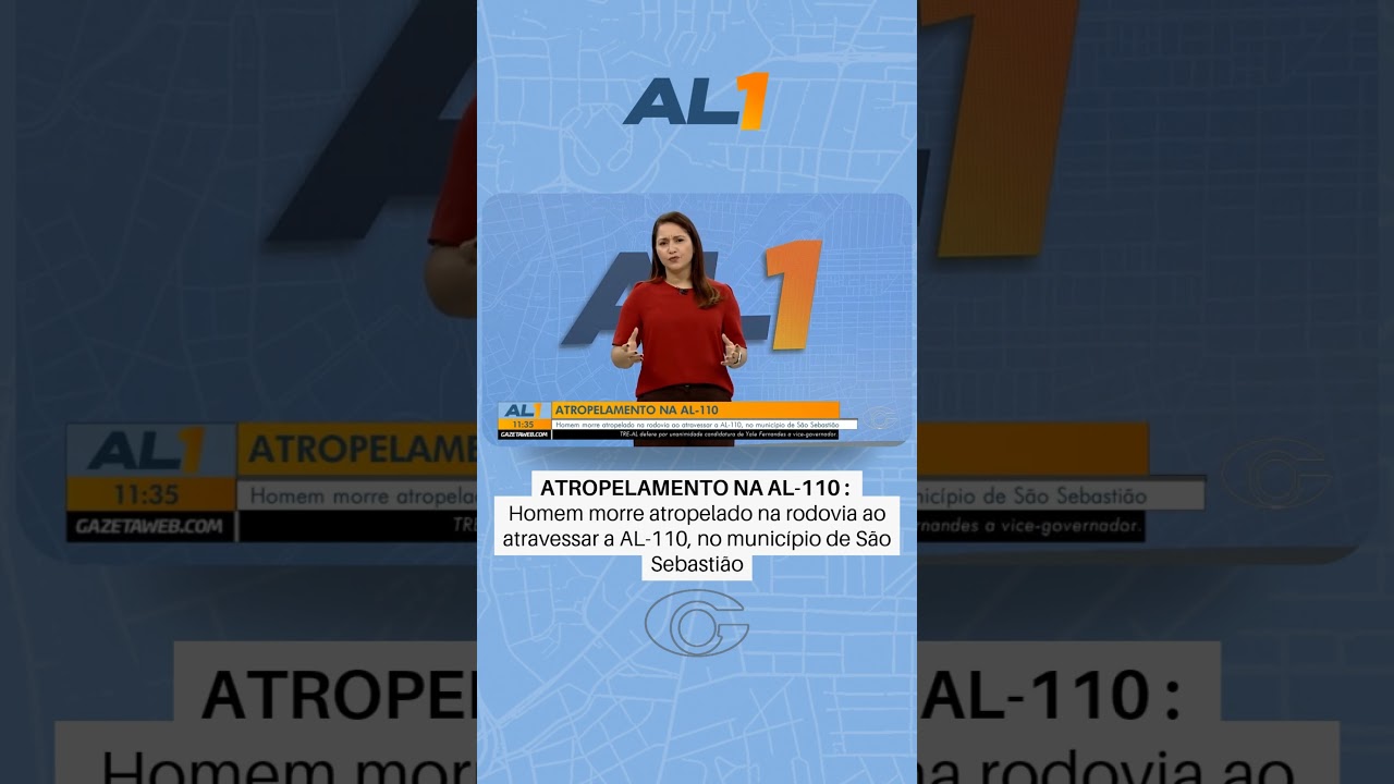 Homem morre após ser atropelado na AL-110