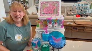 Mermaid Glass & Epoxy Resin Art. Into Resin Bunny Tray Mold Giveaway BOND CRAFTOR RESIN!