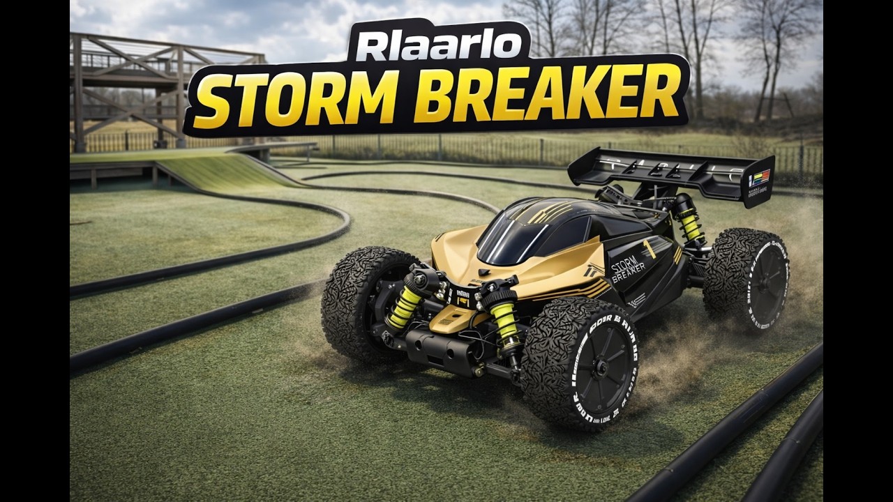 Rlaarlo Storm Breaker 1/10 en action sur piste TT,  bluffant !