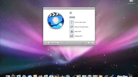 02 Apple iLife iDVD Make a One Step iDVD