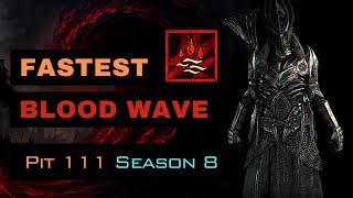 Blood Wave Necro | 12-Minute Pit 111 (Best Clear, Build has been fully optimized)