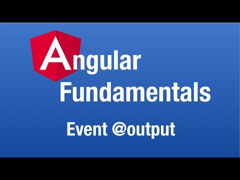 Angular | Component @output & event bindings