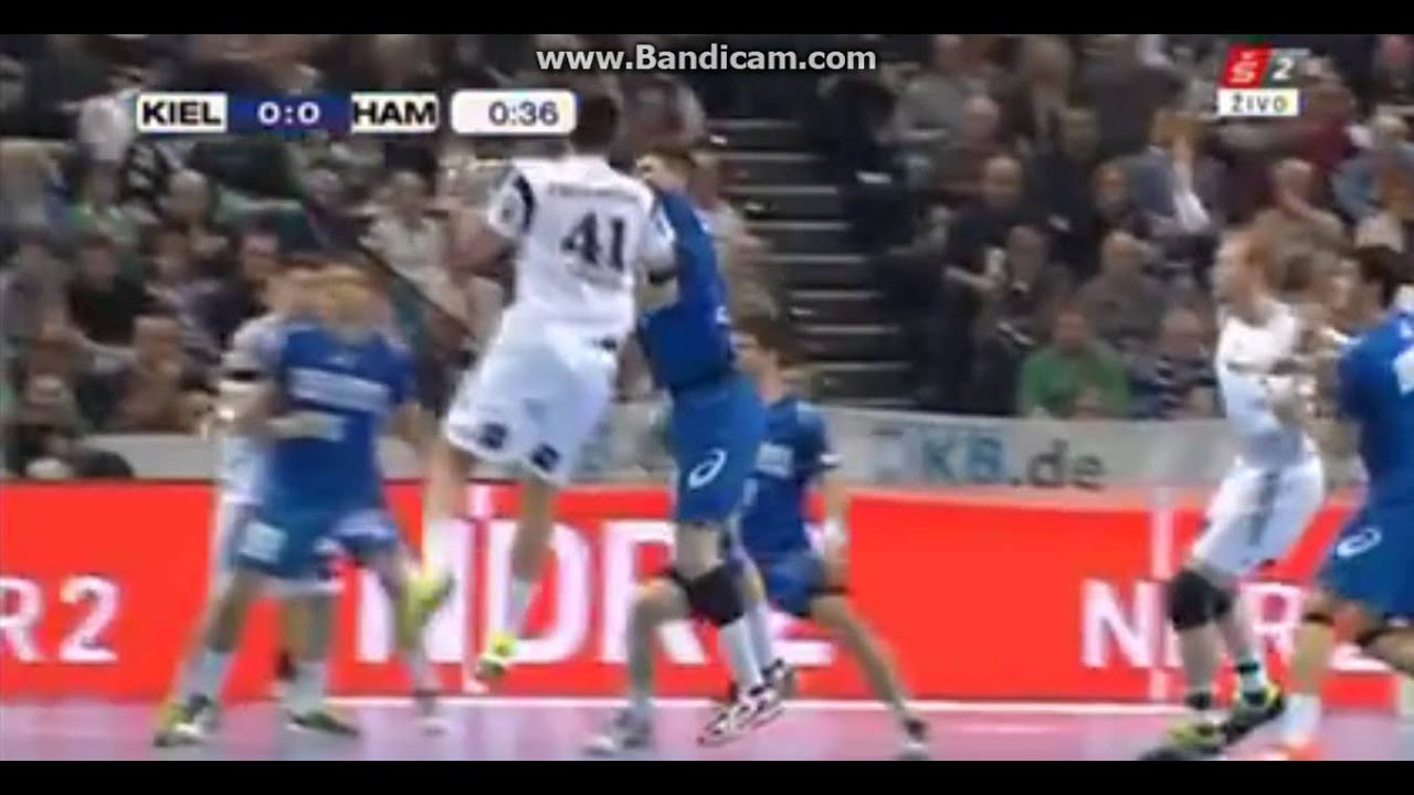 Fastest red card in handball after 36 seconds! Piotr Grabarczyk YouTube