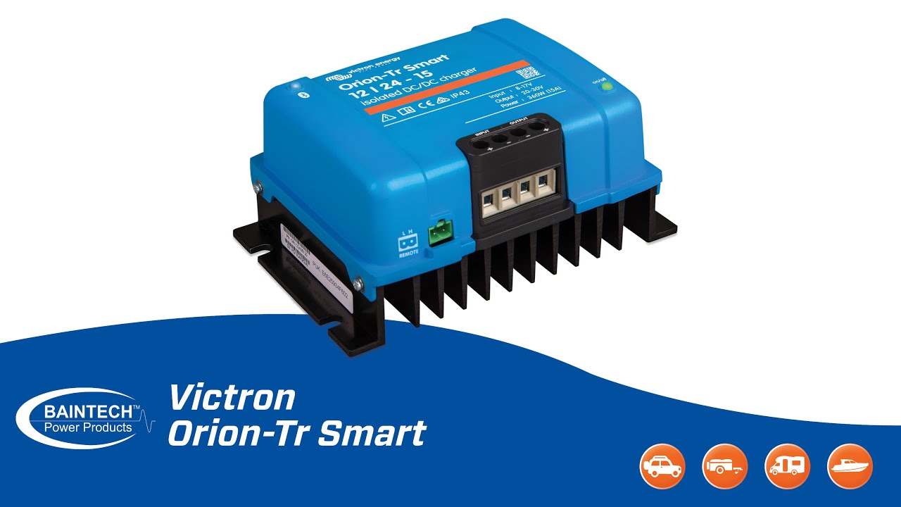 Victron Orion-Tr Smart DC-DC charger Features and Benefits 