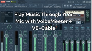 How to Play Music Through Your Mic with VoiceMeeter + VB-Cable (2025 Setup Guide)