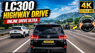 Toyota RAV4 POV Drive with Land Cruiser LC300 | Custom Cars Online Drive | 4K Ultra Graphics screenshot 1