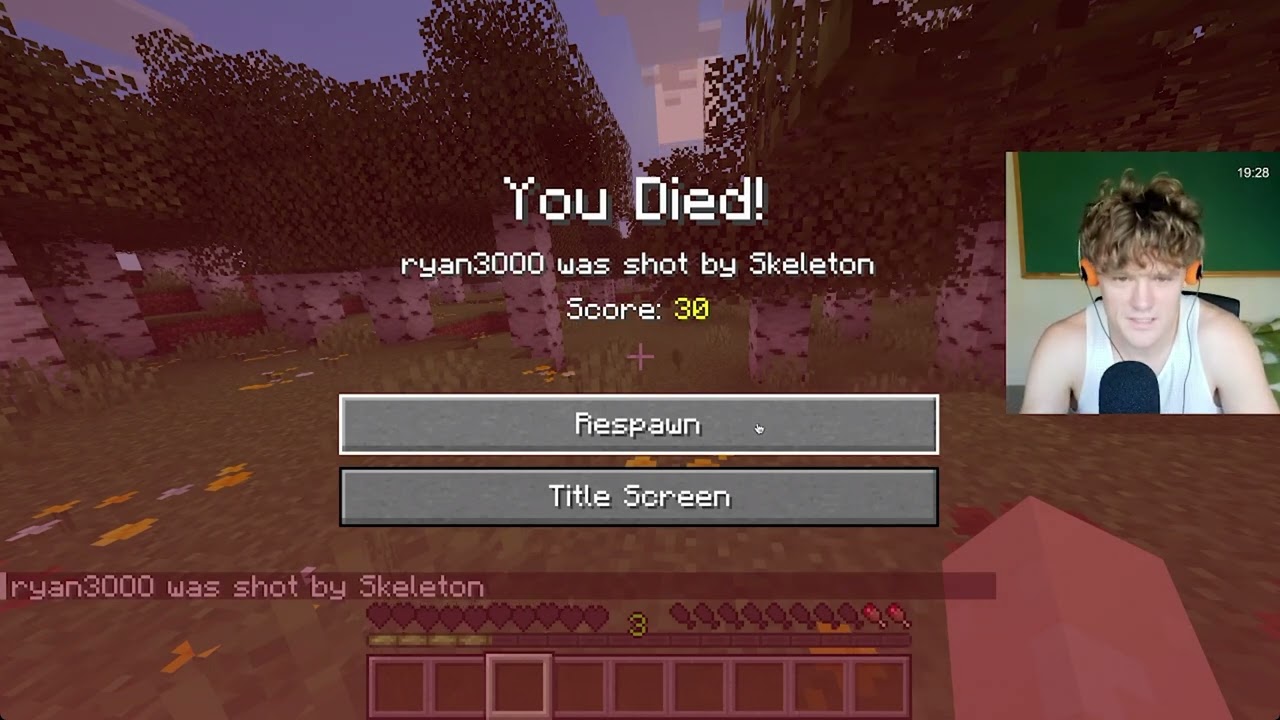 ryan got shot first time in World3000