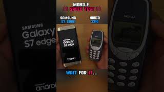 ☠️⚡ SAMSUNG S7 EDGE VS NOKIA 3310 SPEED TEST!!🚀