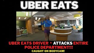Uber Eats Driver ATTACKS The WHOLE Police Department‼️ #ubereats #fooddelivery  Net Worth