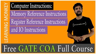 Computer Instructions Memory Reference  Register Reference and IO Instructions || Lesson 17 ||