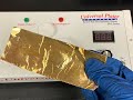 24K Brush Gold onto a Copper Foil - Universal Plater