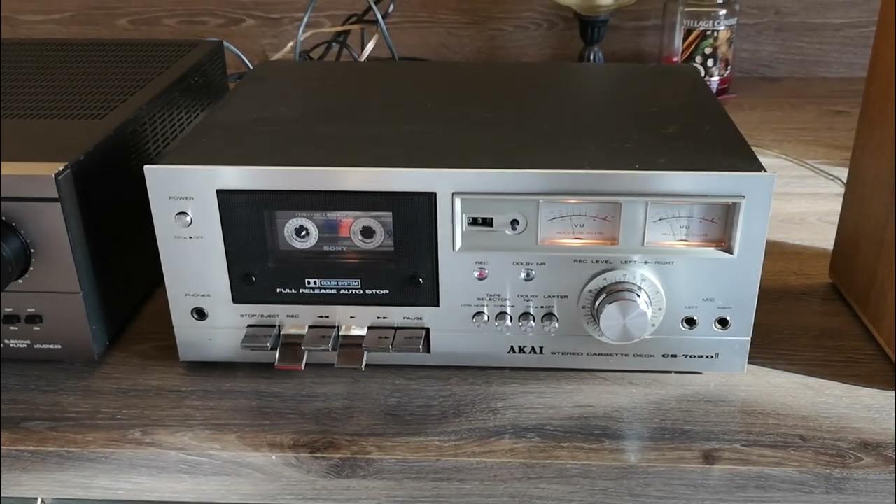 AKAI CS702D MKII tape deck YouTube