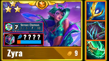 ⭐⭐⭐ 3-Star Zyra Carry with 7 Street Demon + 5 Strategist Comps | TFT Set 14