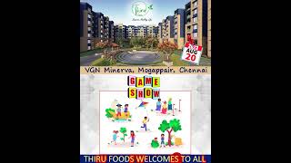 Thiru Foods Welcomes VGN Minerva Apartment Mogappair | Ready to cook Healthy Products Millet Stall