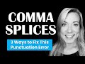 Understanding and Correcting Comma Splices