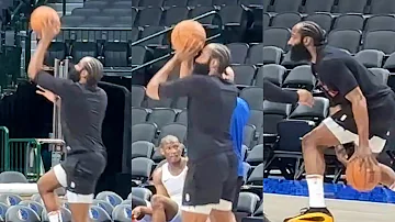 James Harden Workout Before Game 3 Against Luka Doncic And Mavs