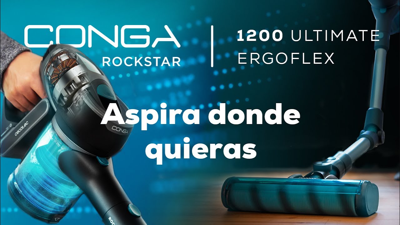 Aspirador vertical Conga RockStar 1200 Ultimate ErgoFlex 