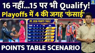 POINTS TABLE SCENARIO: Playoffs में जाने के लिए कितने अंक जरूरी| PBKS ने फंसाया 4 का खेल